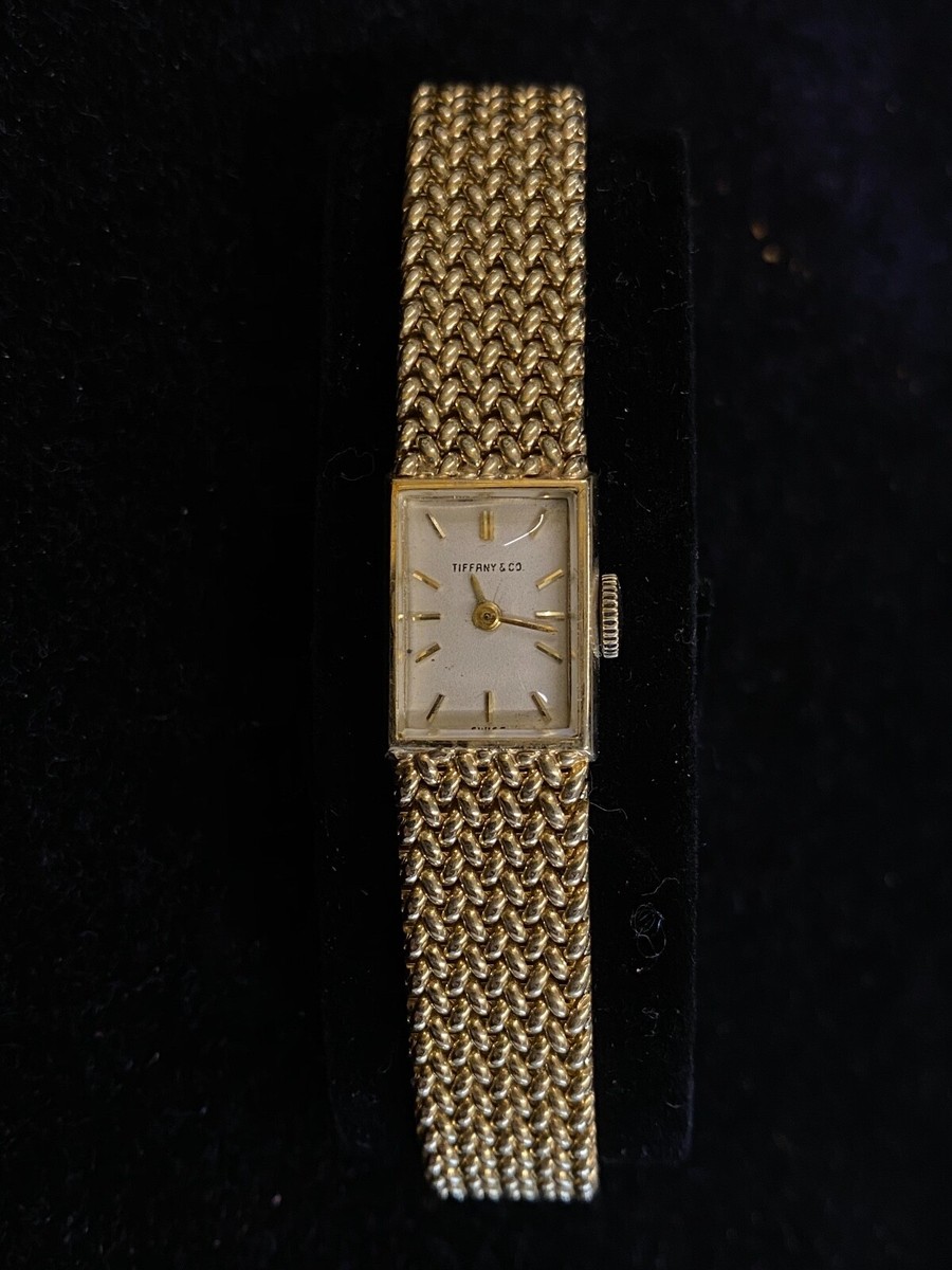 Tiffany & Co 14K Yellow Gold Mechanical 1950s Lady