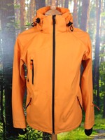 Chiemsee Mens Uk S Orange Black Stretch Hooded Jacket. Chiemsee Mens Uk S Orange Black Stretch Hooded Jacket.