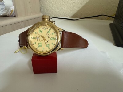NOS Invicta SWISS Russian Diver Cream Dial GMT Watch 52mm Ref. 7110