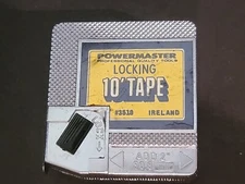 Vintage RARE 10' Powermaster Locking Tape Measure MADE IN IRELAND #3510