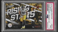 2018 Prestige Bronze Rising Stars T.J. Watt Steelers 07/10 PSA 9