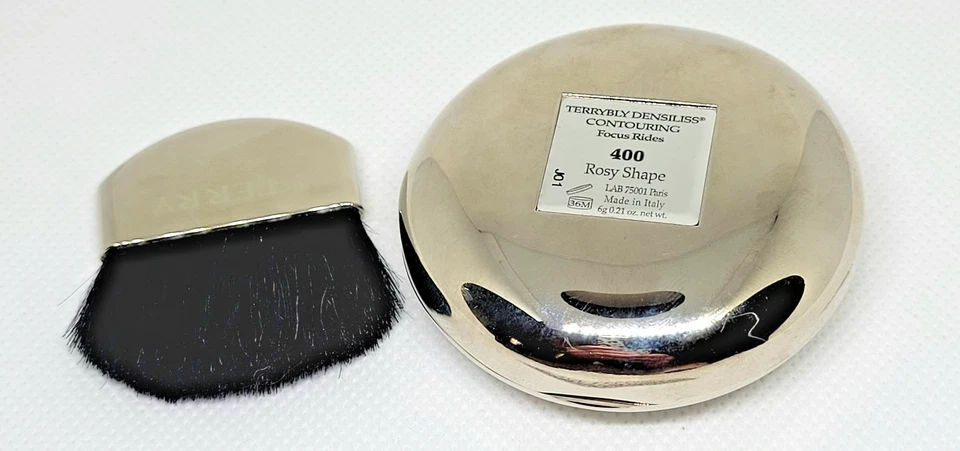 POR TERRY ♡ 400 FORMA ROSADA Terrybly Densiliss Rubor Contorno Dúo Polvo Mejilla Foto 3 de 4