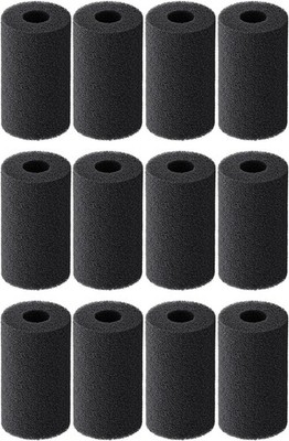 12-Pack Pre-Filter Sponge for Aquarium Fish Tank Filter Replacement Foam Cover