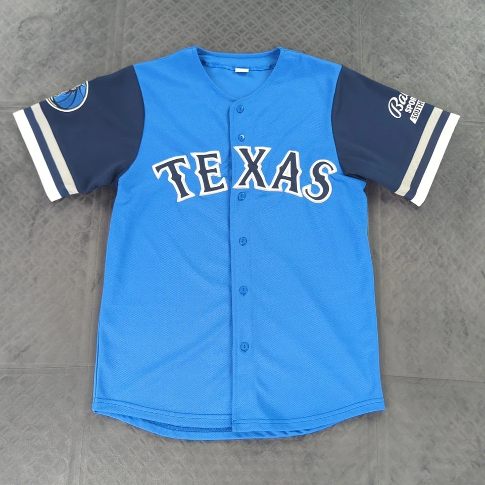 Texas Rangers x Dallas Mavericks Jersey Nathan Eovaldi Giveaway Men Small - Image 3 of 4