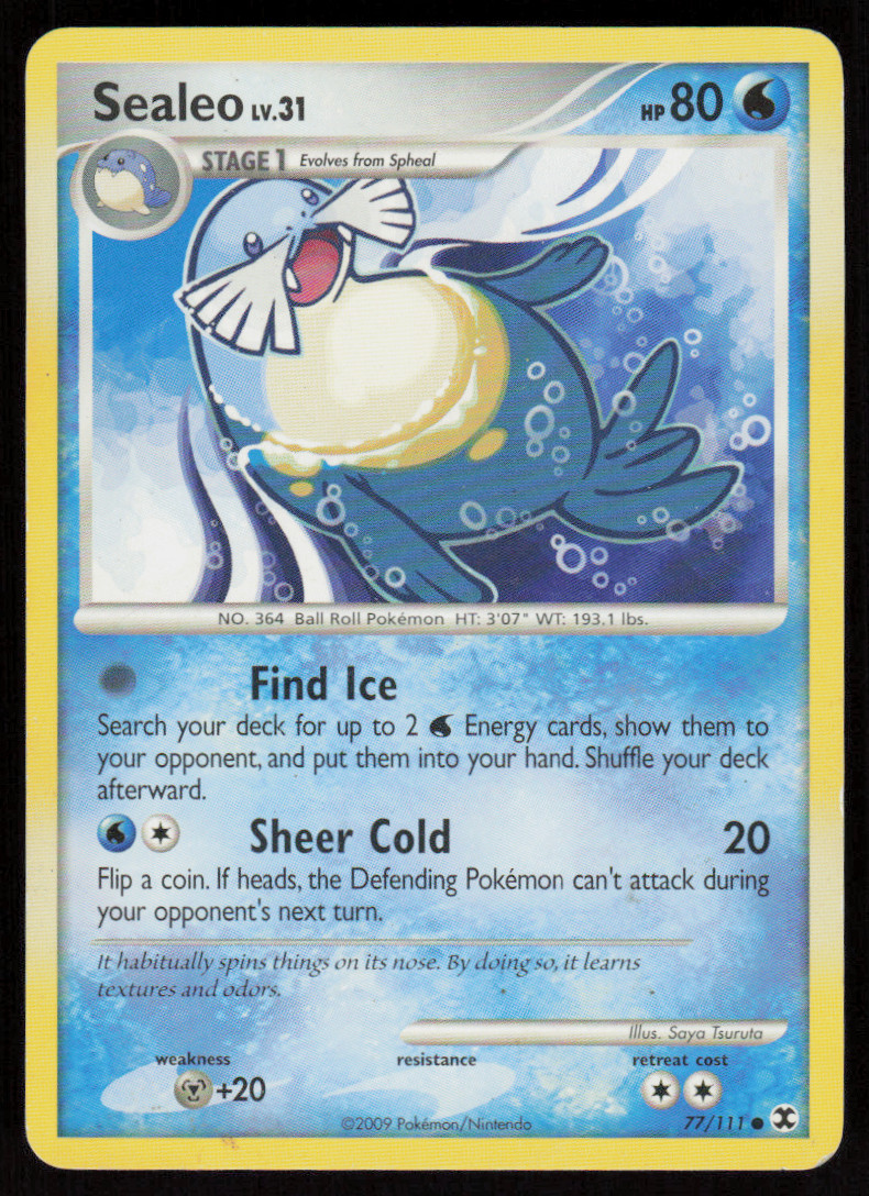 Sealeo 77/111 Common Rising Rivals Pokemon LP