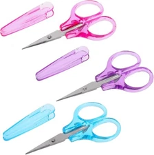 3 Pcs Small All-Purpose Craft Scissors Mini Detail Scissor Tiny Travel Scissors