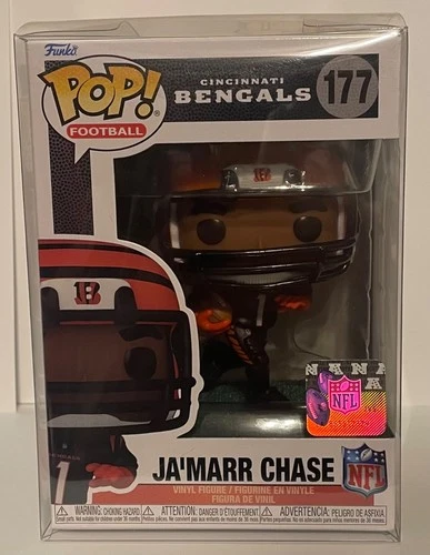 Funko POP! Football NFL: Cincinnati Bengals - Ja’Marr Chase #177 + Protector