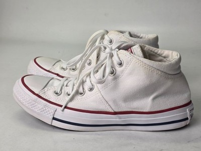 Converse Chuck Taylor All Star Women's Sneakers Size 6.5 White Mid Top Shoes