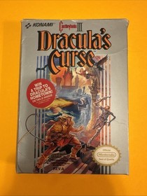 Castlevania III Dracula's Curse videogioco Nintendo NES completo di scatola e istruzioni