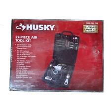 Husky Air Tool Kit 27-pieces 12-in. Impact 38-in. Ratchet Die Grinder. Etc Husky Air Tool Kit 27-pieces 12-in. Impact 38-in. Ratchet Die Grinder. Etc