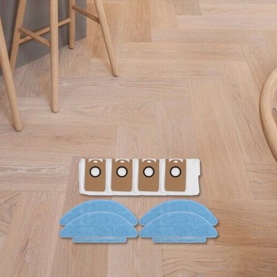 Für Laresar Clean For für L6 Nex Staubsauger Wischtuch Beutel Set 25,6 x 10,9 cm