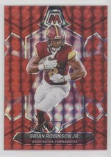 2024 Panini Mosaic Red Mosaic Prizm Brian Robinson Jr #219 0nr3