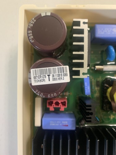6871ER1078T - LG WASHING MACHINE MAIN PCB ASSEMBLY (OEM) Genuine Replacement - Picture 2 of 5