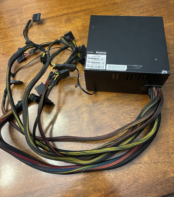 EVGA 500 W1 100-W1-0500 500W 80 PLUS Certified ATX Desktop Power Supply