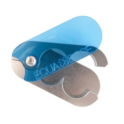 Equadose Pill Splitter, Quality Aluminum Blades for a 1 Count, Sapphire Blue 