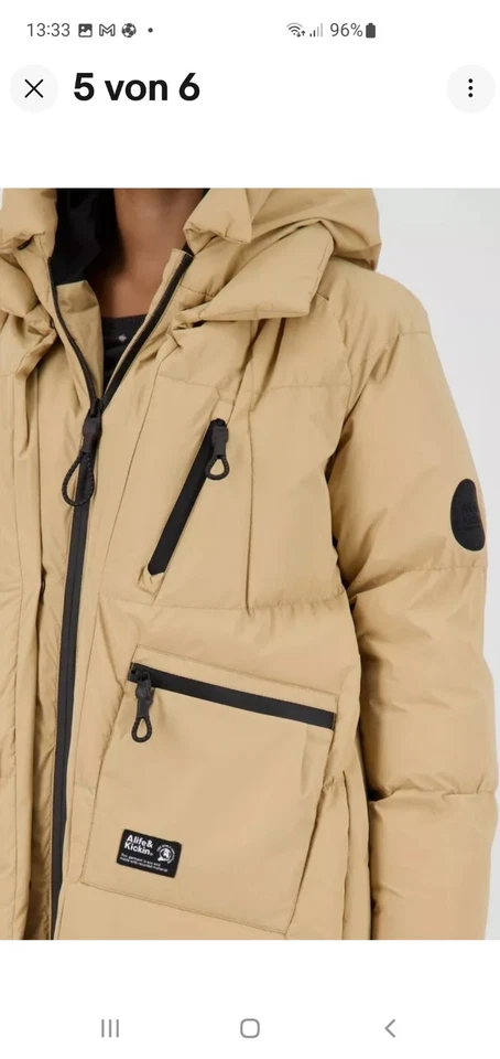 alife and kickin Wintermantel XL - Bild 4 von 4