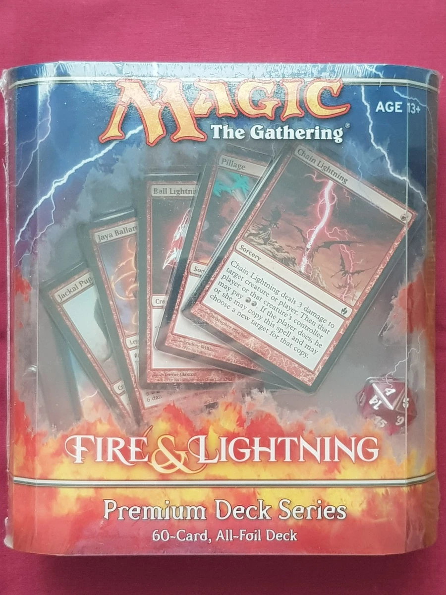 Premium Deck Series Fire and Lightning Magic the Gathering Boxes