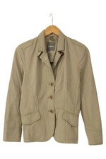 MABRUN Giacca Leggera Donna 44/XXL Beige Classica Cotone