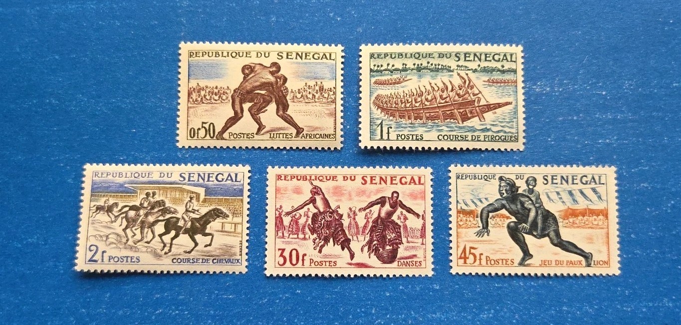 Senegal Stamps, Scott 202-206 MNH