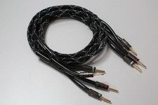 Hi-Fi Speaker Cable. Pair of GEAR IT Stereo cables. 1.82metres/6ft. Oxygen free.