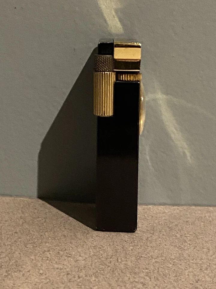 Briquet - montre de poche Foska 17 rubis étanche noir et or - Photo 4/4