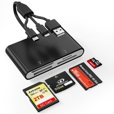 Memory Stick Duo Adapter - 4 in 1 Memory Card Digital Adapter for SD/Micro SD...