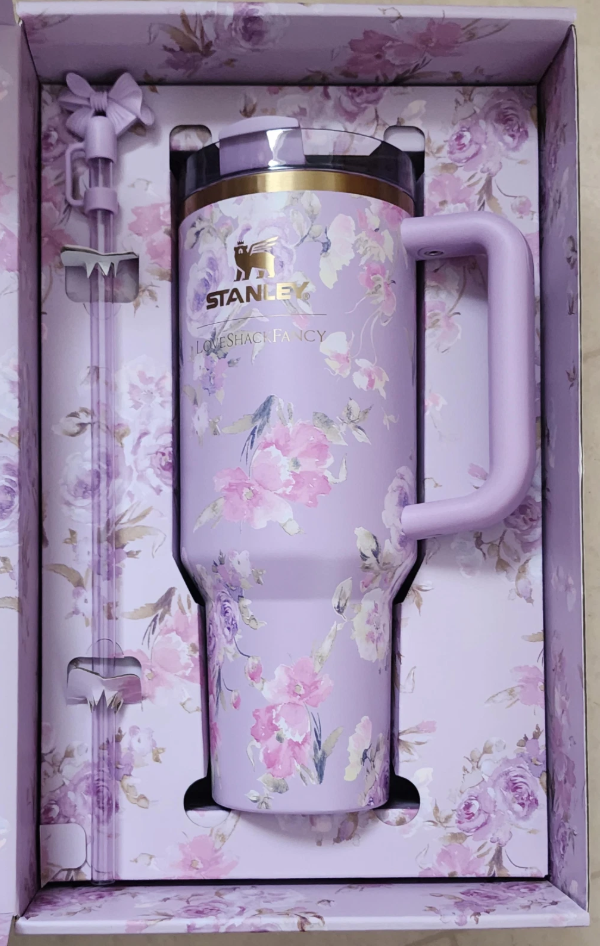 Stanley x Love Shack Fancy 40oz H2.0 Happy Thoughts Quencher