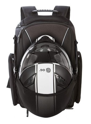 OG Original Motorcycle Backpack GO Black Waterproof, 20L, Motorbike Helmet St...