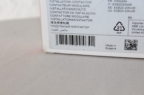 ABB ESB20-20N-06 Installation Protector - White New Invoice VAT- US Free TAX - Picture 2 of 7