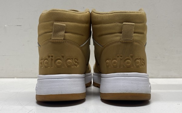 Adidas Hoops 2.0 Mid Trigo Tostado Cloudfoam Tenis de Baloncesto para Hombre Talla 9 4