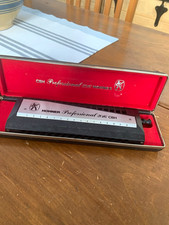 Hohner Professional 2016 CBH Chromatic Harmonica Key of C with Case
