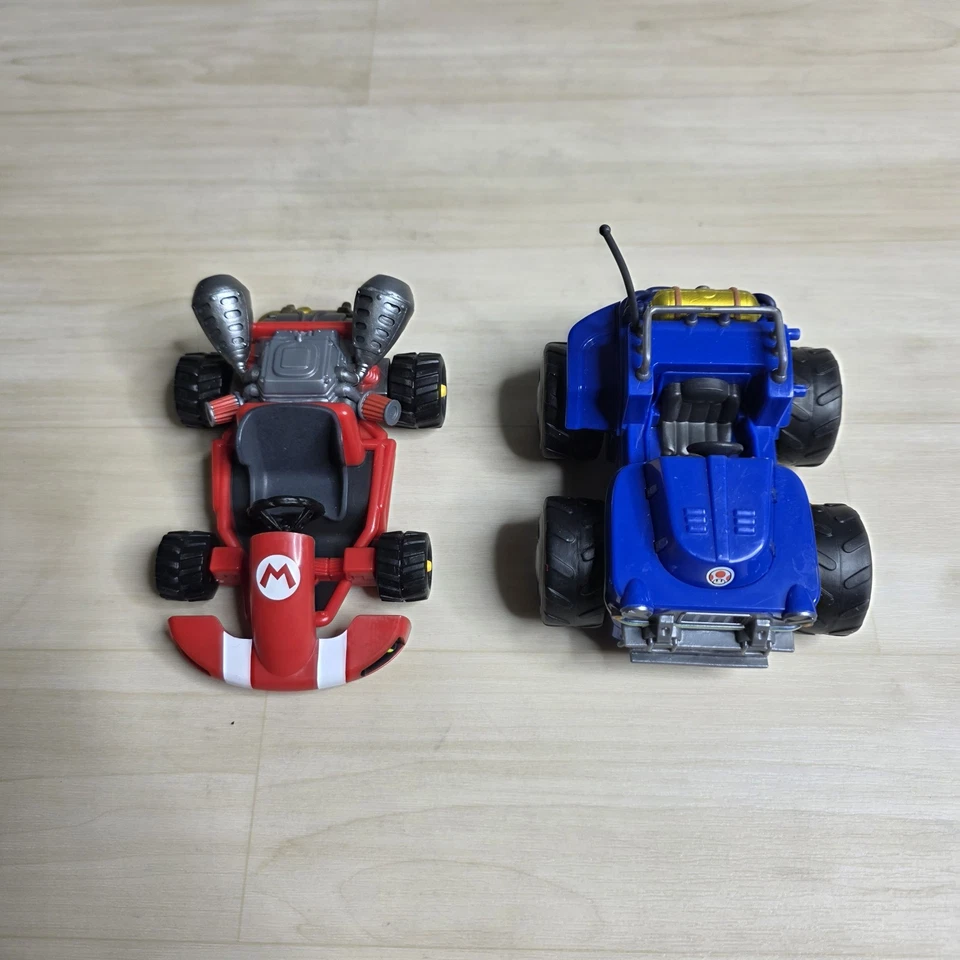 Jakks Pacific Super Mario Bros Película Lote Pull Back Coches Figuras Sapo Bowser Foto 2 de 4