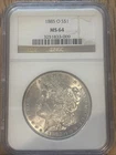 1885-O  Morgan Silver Dollar NGC MS64 S$1 New Orleans Minted