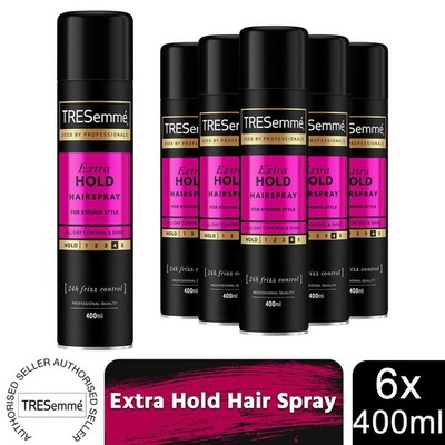 TRESemme 24 Stunden Frizz Control Haarspray, extra Halt, 6er Pack, 400ml