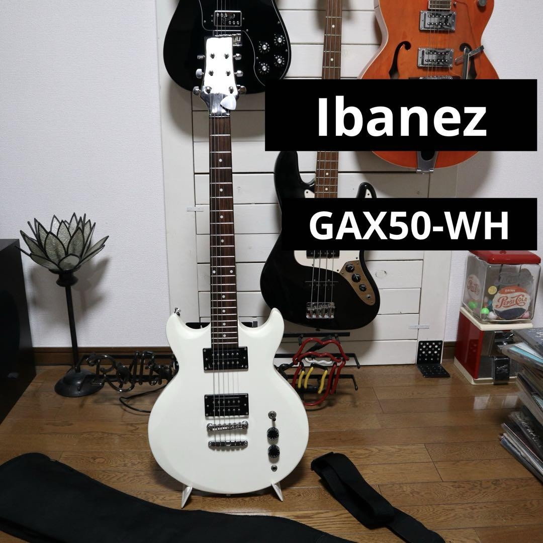 Ibanez GAX50-WH GIO 2ハム DC ダブルカッタウェイ Ibanez Gax50-Wh Gio 2Ham Dc Double Cutterway | eBay