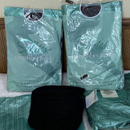 Silkies Microfaser Strumpfhose Control Top Gr. XXL Queen schwarz dunkelblau braun (4)
