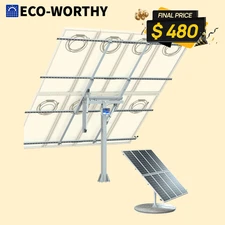 ECO-WORTHY Solar Panel Dual Axis Tracking System Tracker Controller For 10PCS