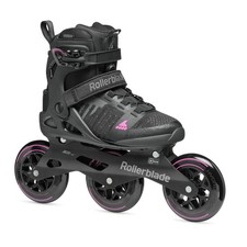 Rollerblade Macroblade 110 3WD Womens Adult Fitness Inline Skate, Black and O...