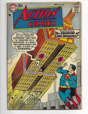 Action Comics 234 1957 VG 4.0 1st App Gollo Superman Tommy Tomorrow Congo Bill