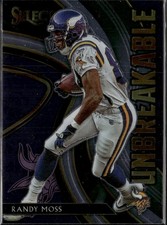 2020 Panini Select Randy Moss #U9 Unbreakable NFL Football Trading Card
