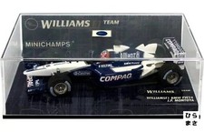 1/43 Scale Williams BMW FW24 J.P. Montoya #6 White/Blue Diecast Car