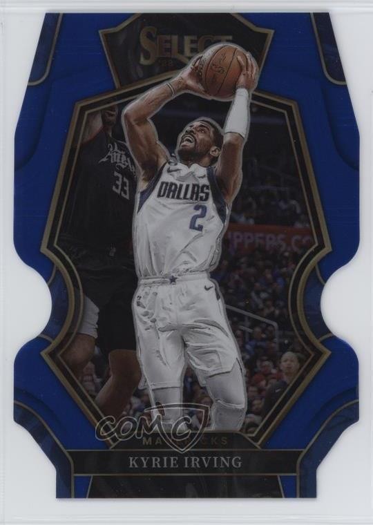 2022 Panini Select Premier Level Blue Prizm Die-Cut /249 Kyrie Irving #130 1s2h