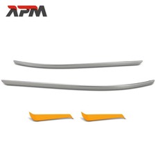 2x Zierleiste Stoßfänger Hinten Glänzend Schwarz für Mercedes-Benz B-Klasse W245