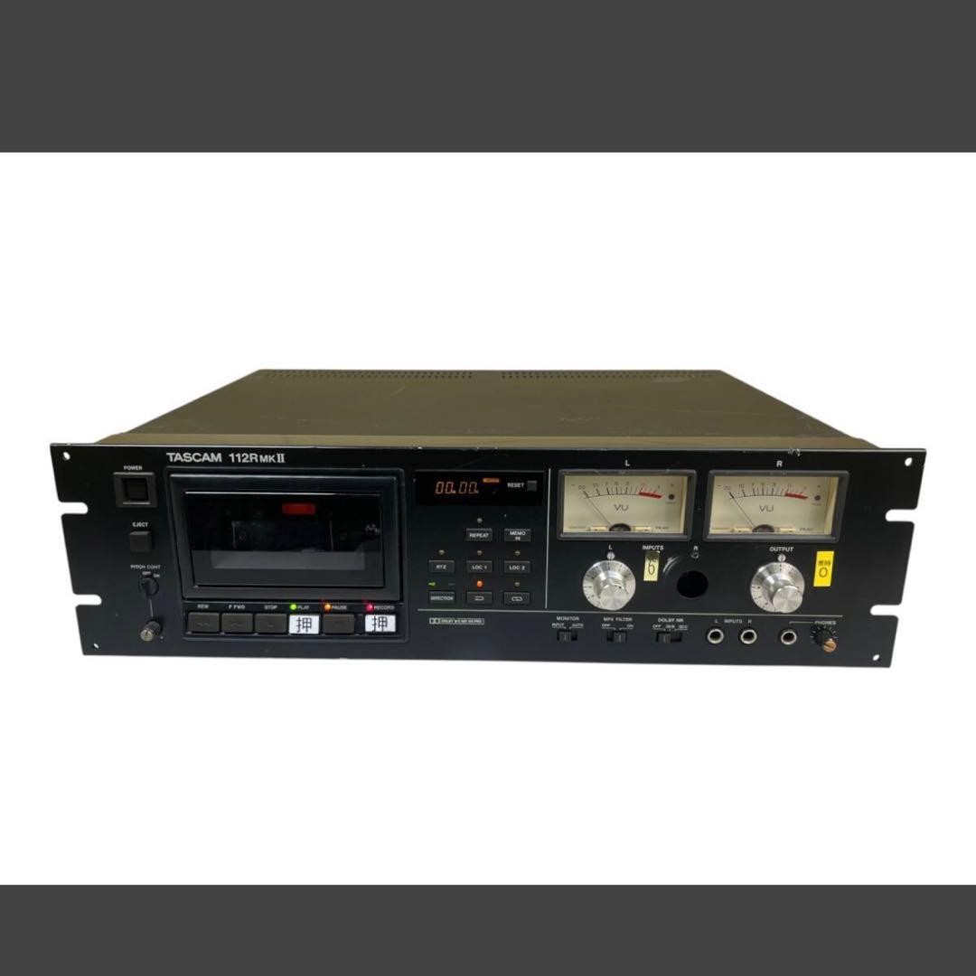 TASCAM 112 MK II カセット　プレイヤー 中古 TASCAM 112 MKII Professional Audio Cassette Player for sale online