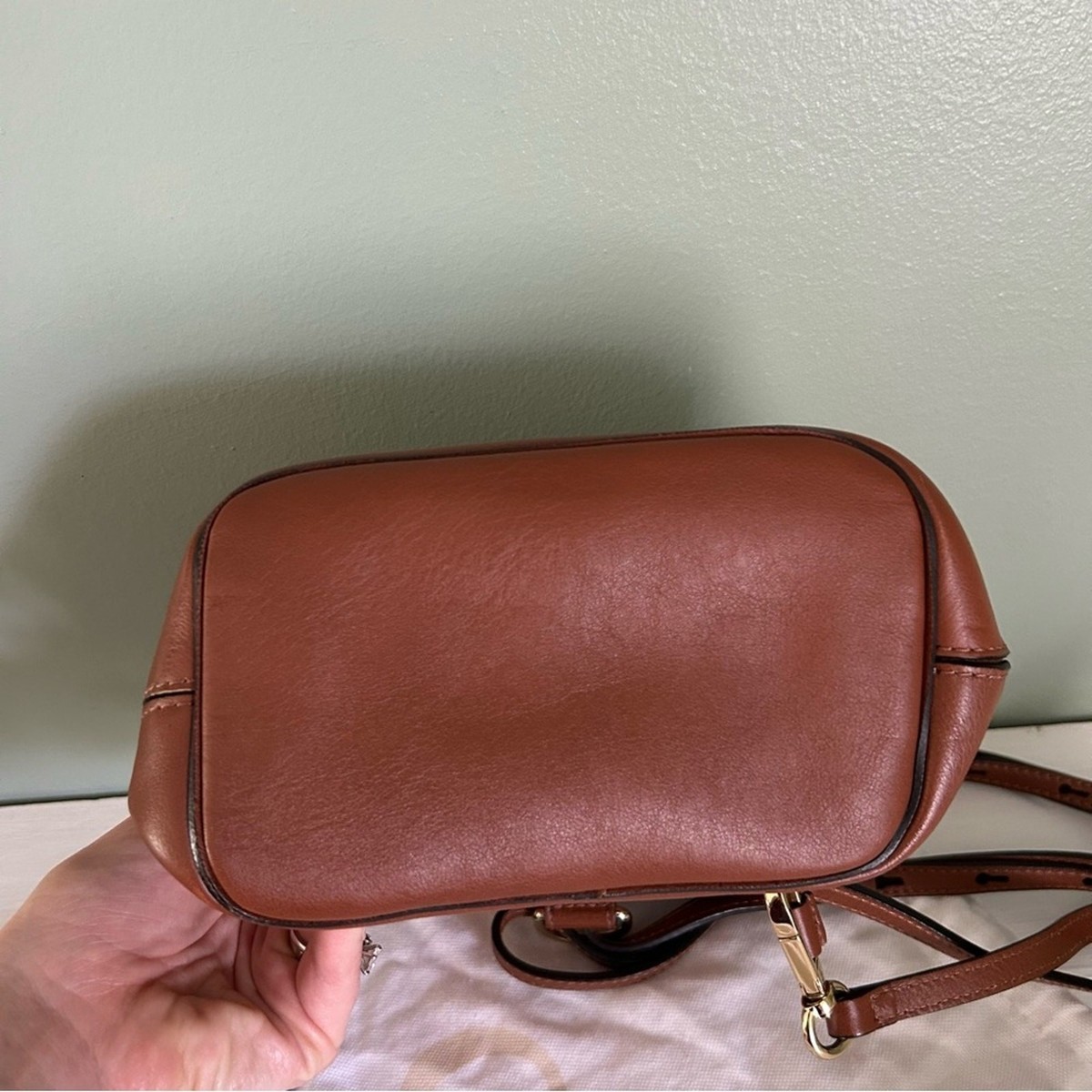 CHLOE Suede Calfskin Mini Faye Backpack Tan | eBay display picture 1