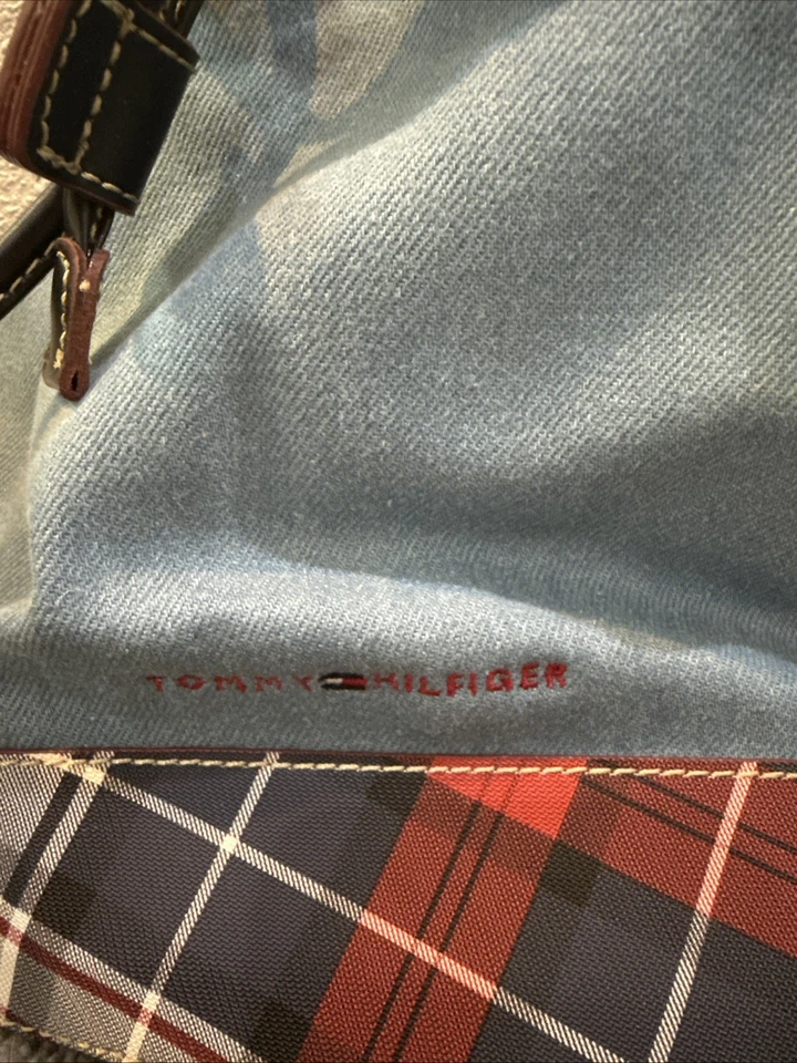 Новый с Ярлыками Tommy Hilfiger джинсовой ткани на шнурке сумка стиль сумочки «Highland» - Изображение 2 из 4