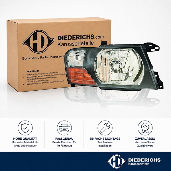 Hauptscheinwerfer Rechts Diederichs 5844882 FÜR Mitsubishi Frontscheinwerfer-image