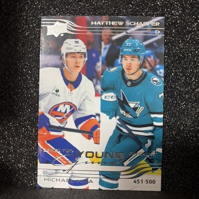 2025-26 Upper Deck Series 2 Young Guns Checklist Schaefer / Misa #500