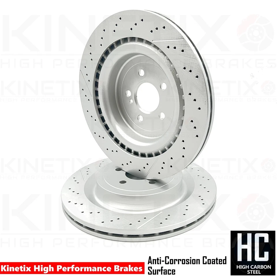 Para Mercedes AMG Gt C63 C63S E63 E63S AMG SL63 SL65 Discos de Freno Trasero Par - Imagen 2 de 4