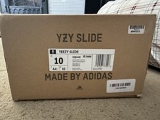 Size 10 - adidas Yeezy Slide onyx with box